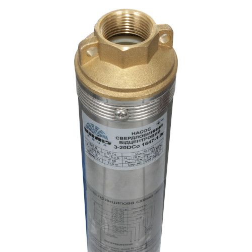 Насос погружной скважинный центробежный Vitals aqua 3-20DCo 1647-1.0r