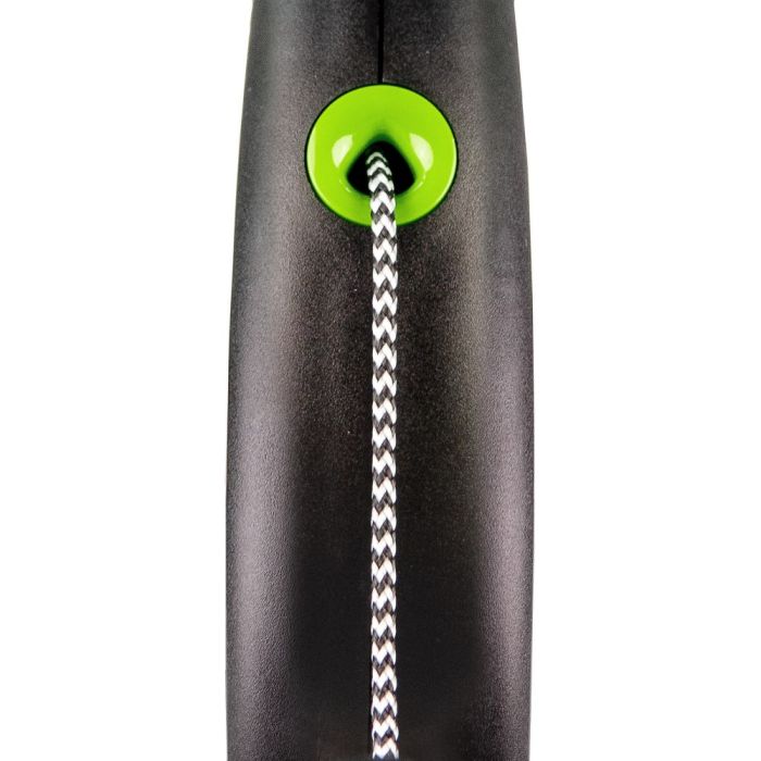 Повідець-рулетка Flexi для собак Black Design трос зелена розмір XS 3 м/8 кг