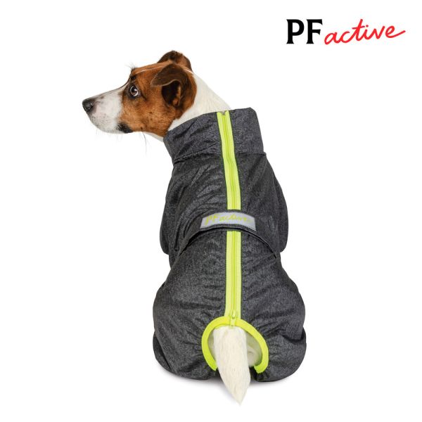 Комбінезон Pet Fashion RAIN для собак породи такса сірий S2