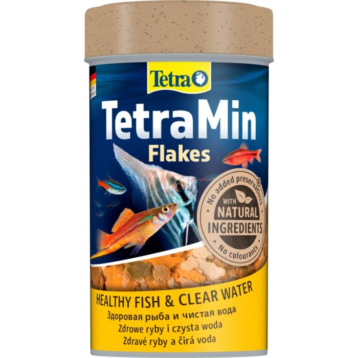 Корм сухий Tetra Min Flakes для тропічних акваріумних рибок в пластівцях 100 мл