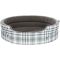 Лежак Trixie для собаки Lucky в клітинку з пінопластовою підкладкою сірий бавовна/фліс 55х45 см