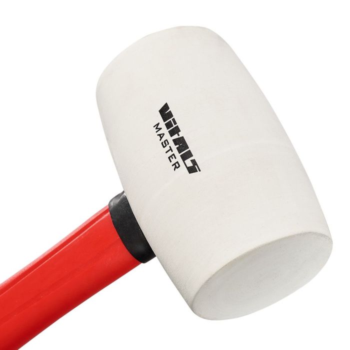 Киянка резиновая 450 г белая, фиберглас Vitals Master
