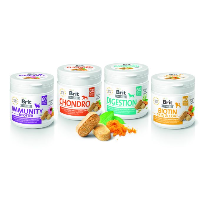 Вітаміни Brit Vitamins Chondro для собак для суглобів 60 таблеток