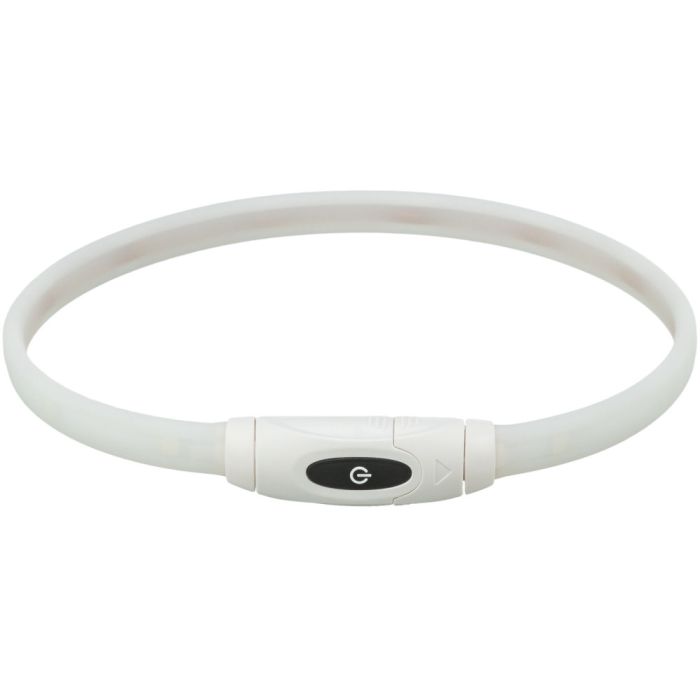 Нашийник Trixie що світиться з USB силікон різнокольоровий XS–XL 65 см х 16 мм