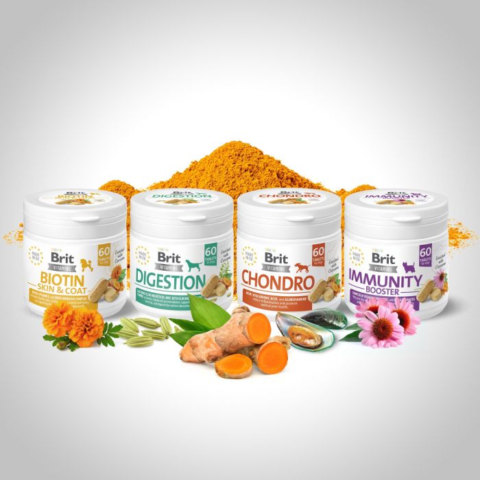 Вітаміни Brit Vitamins Chondro для собак для суглобів 60 таблеток