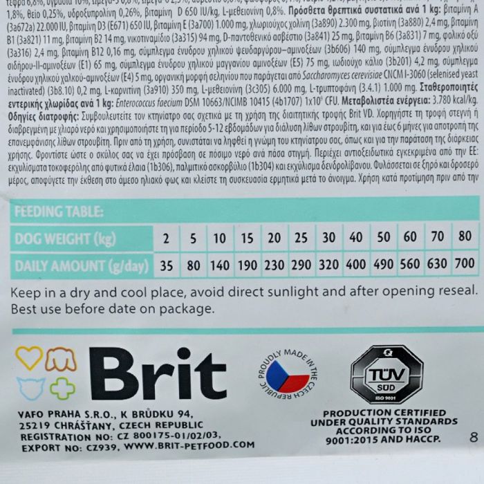 Корм сухий Brit Grain Free VetDiet Dog Struvite для собак з сечокам_яною хворобою з яйцем індичкою горохом гречкою 12 кг