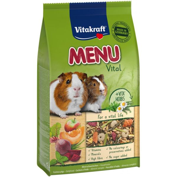 Корм Vitakraft Premium Menu Vital для декоративних гризунів та морських свинок 1 кг