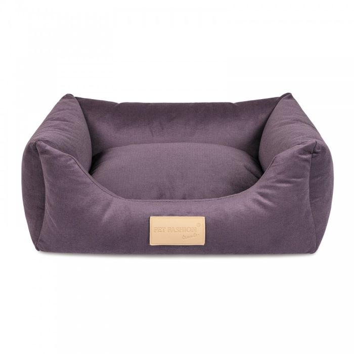 Лежак Pet Fashion Molly №1 для собак і котів фіолетовий 52х40х17 см