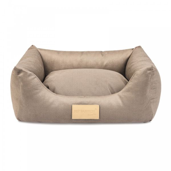 Лежак Pet Fashion Molly №1 для собак і котів пісочний 52х40х17 см