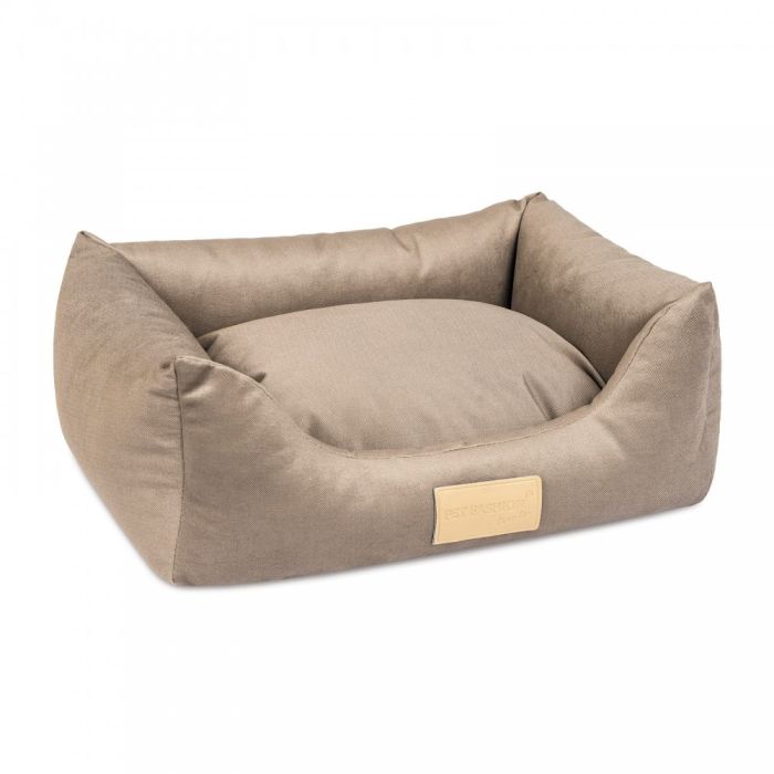 Лежак Pet Fashion Molly №1 для собак і котів пісочний 52х40х17 см