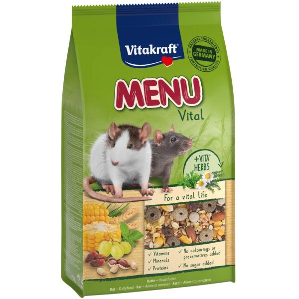 Корм Vitakraft Premium Menu Vital для декоративних гризунів та щурів 1000 г