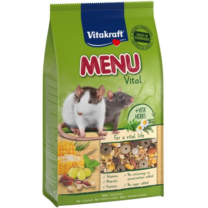 Корм Vitakraft Premium Menu Vital для декоративних гризунів та щурів 1000 г