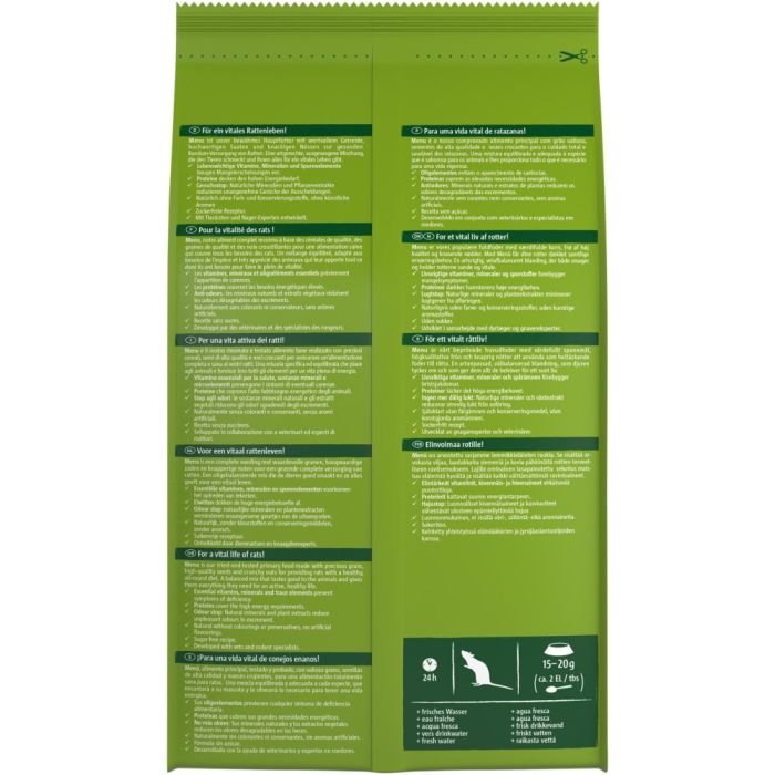 Корм Vitakraft Premium Menu Vital для декоративних гризунів та щурів 1000 г