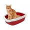 Туалет Природа Comfort M для котів бордо 41х30х13,5 см