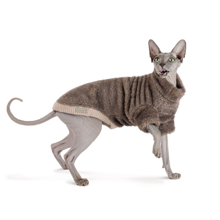 Светр Tim ТМ Pet Fashion для кота, М кавовий