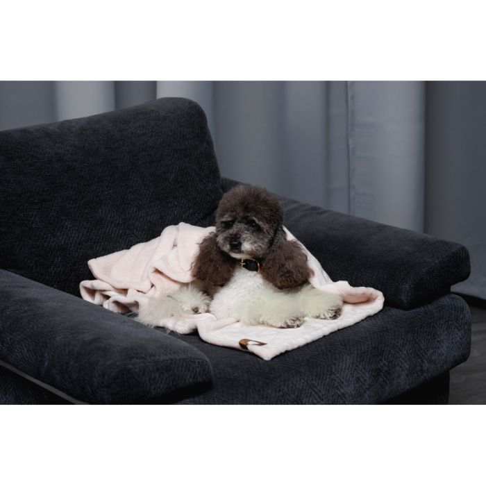 Плед Pet Fashion Bliss 2 для собак і котів плюш пудра 68х114,6 см