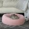 Лежак Pet Fashion Soft для собак і котів розовий 48х48х17 см