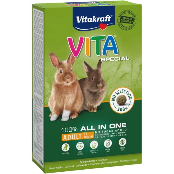 Корм Vitakraft Special для декоративних гризунів та кроликів 600 г