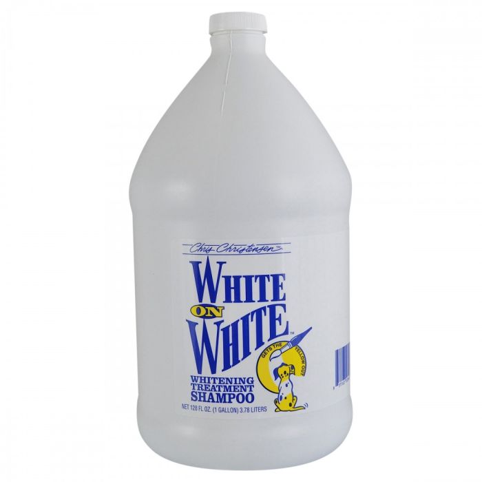 Шампунь Chris Christensen White on White для собак та котів для білої шерсті 3,8 л