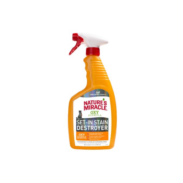 Засіб 8in1 Nature s Miracle Cat Orange Oxy Spray для усунення плям і запахів від котів 709 мл