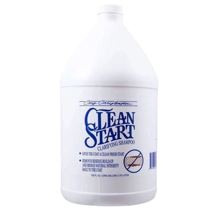 Шампунь Chris Christensen Clean Start для собак та котів для догляду за шерстю 3,8 л