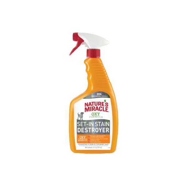 Засіб 8in1 Nature s Miracle Dog Orange Oxy Spray для усунення плям і запахів від собак 709 мл