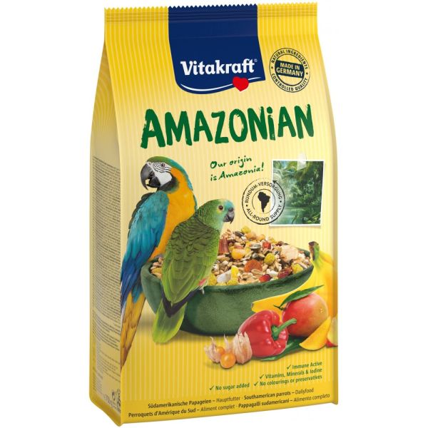 Корм Vitakraft Amazonian для великих амазонських папуг 750 г