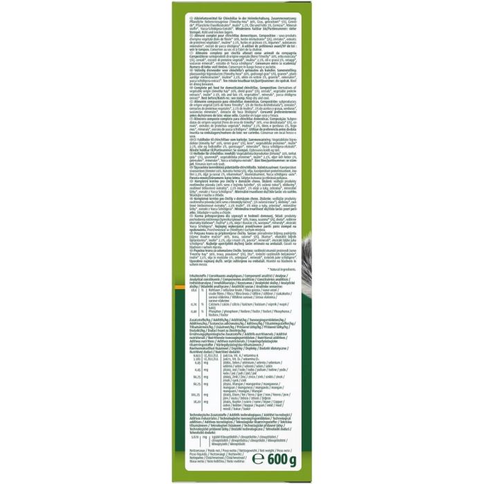 Корм Vitakraft Premium Menu Vital для шиншил 600 г