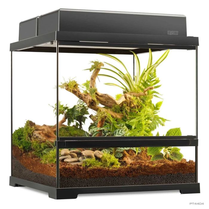 Тераріум ExoTerra для екзотичних тварин Pro Terrarium скляний 45x45x45 см