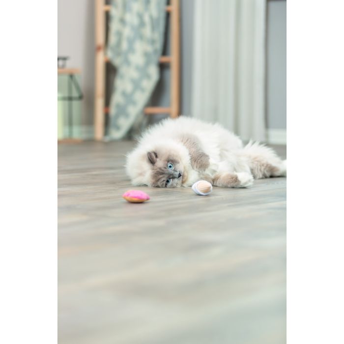 Іграшка Trixie для котів Морозиво і тістечко плюш з котячою м ятою 7 см
