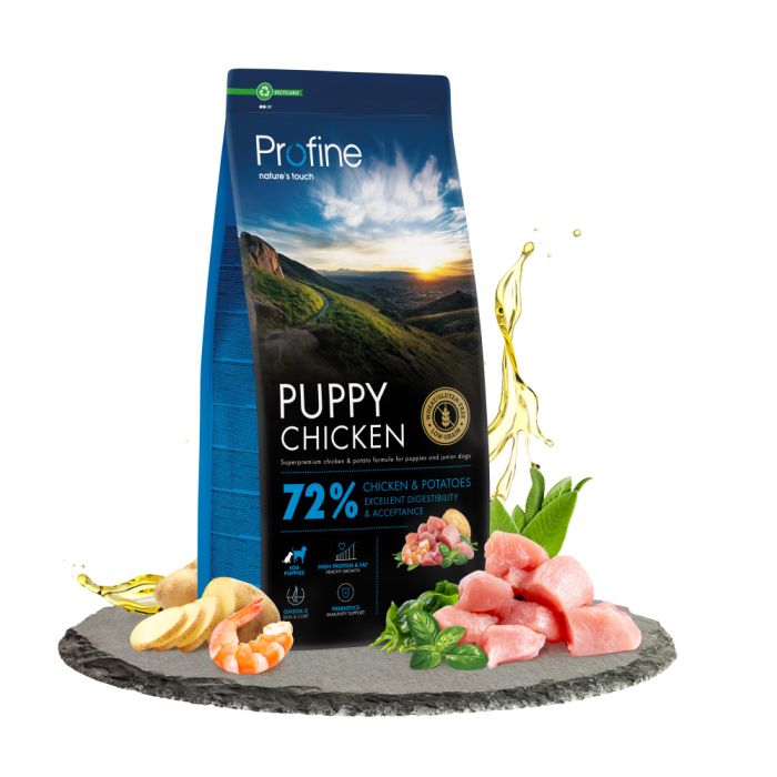 Корм сухий Profine Puppy Chicken and Potatoes д/цуценят курка і картопля 12 кг