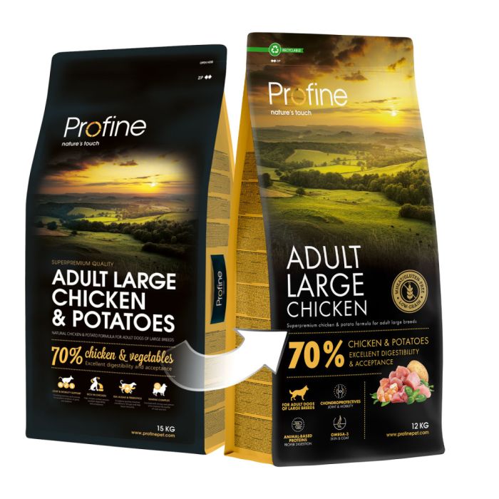 Корм сухий Profine Large Chicken and Potatoes д/собак великих порід курка і картопля 12 кг