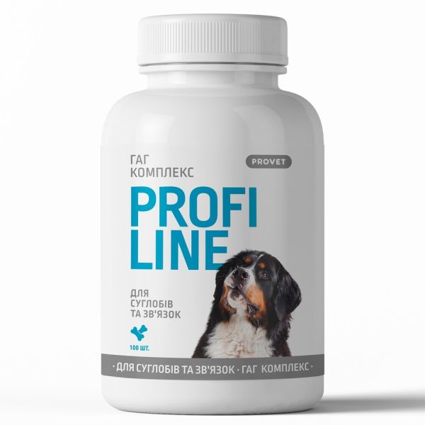 Вітаміни Provet PROFILINE для собак ГАГ комплекс для суглобів та зв язок 100 таб