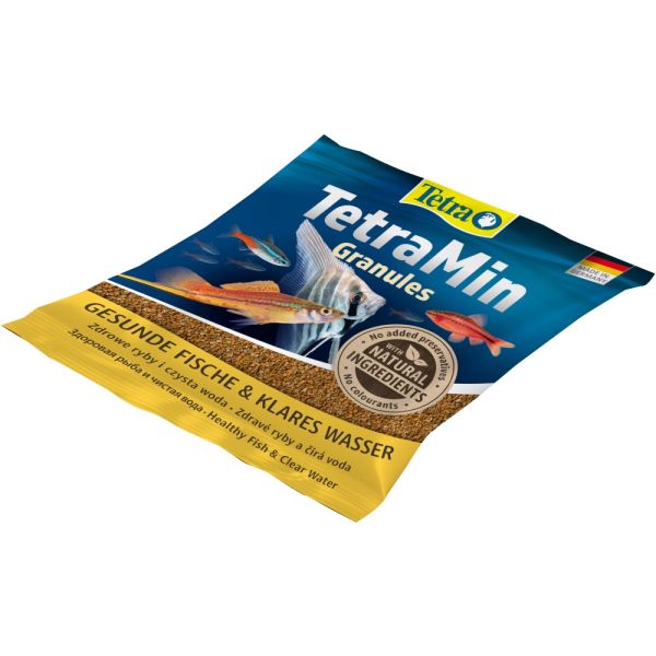 Корм сухий Tetra Min Granules для акваріумних рибок в гранулах 15 г