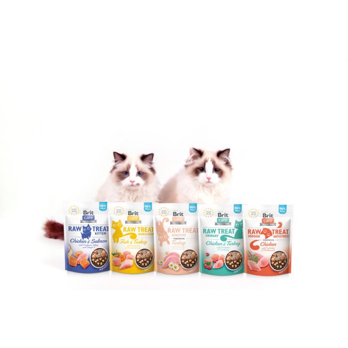 Ласощі Brit Raw Treat Freeze-dried Kitten д/кошенят курка і лосось 40 г