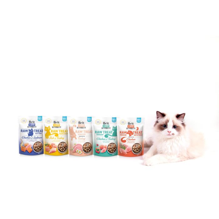 Ласощі Brit Raw Treat Freeze-dried Kitten д/кошенят курка і лосось 40 г