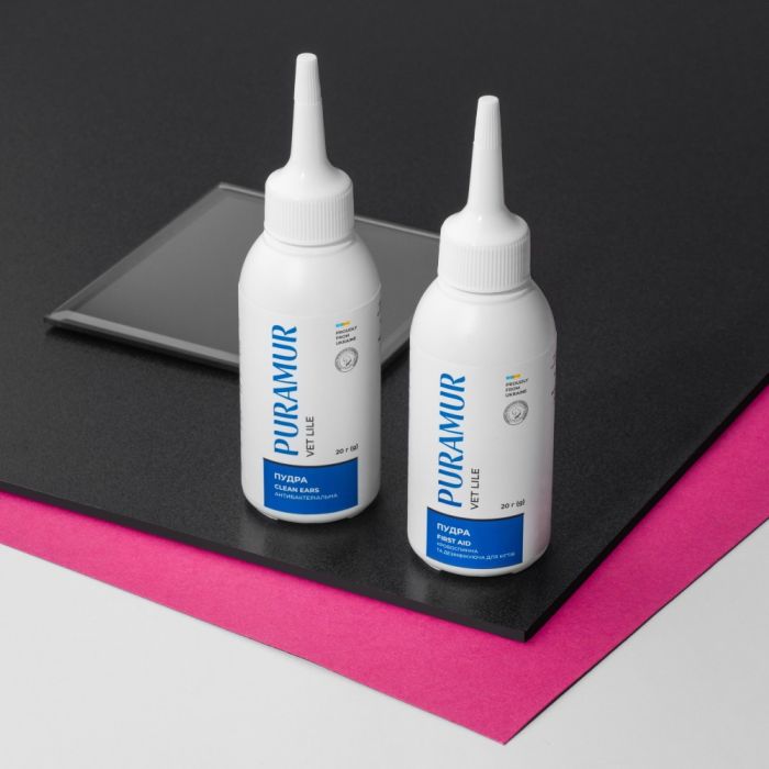 Пудра PURAMUR Clean Ears антибактеріальна 20г
