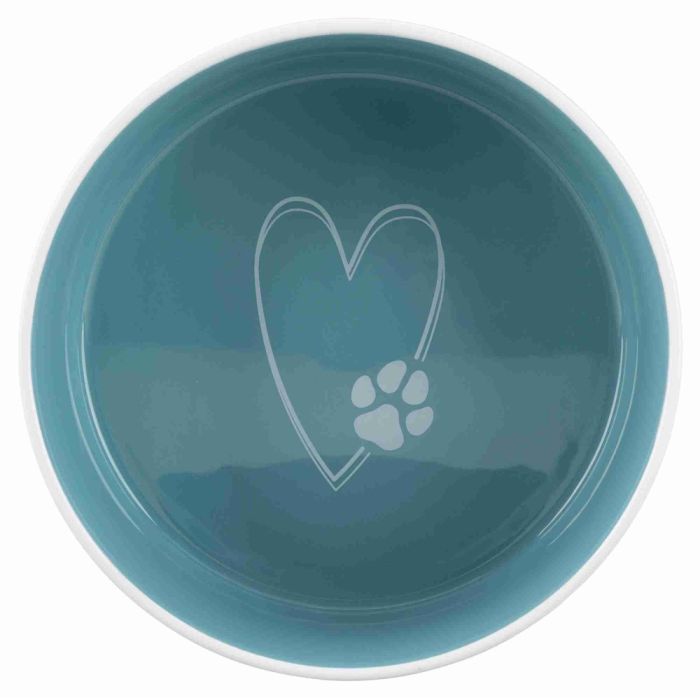 Миска Trixie для собак Pet_s Home бірюзова керамічна 800 мл 16 см