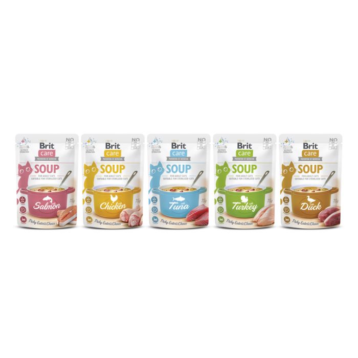Корм вологий Brit Care Soup Turkey д/котів суп з індичкою 75 г