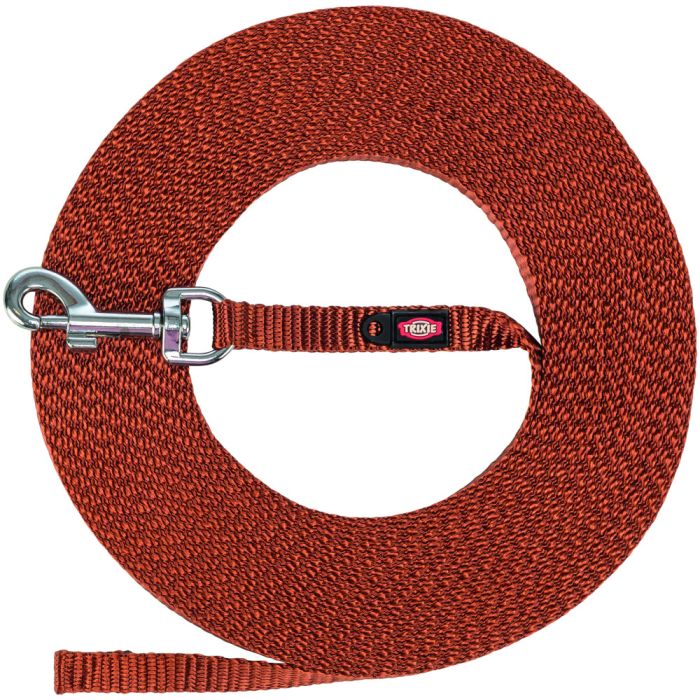 Повідок Trixie Tracking lead для собак екстралегкий XS–S 15 м 10 мм рижий