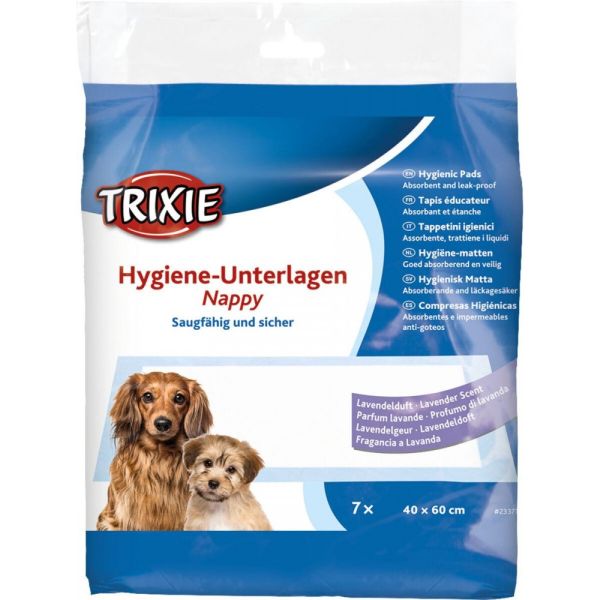Пелюшки Trixie для собак з лавандою целюлоза 40х60 см 7 шт