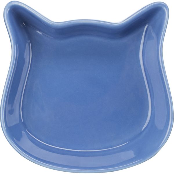 Миска Trixie для котів керамічна в формі котячої голови 0,25 л 12 х 12 см