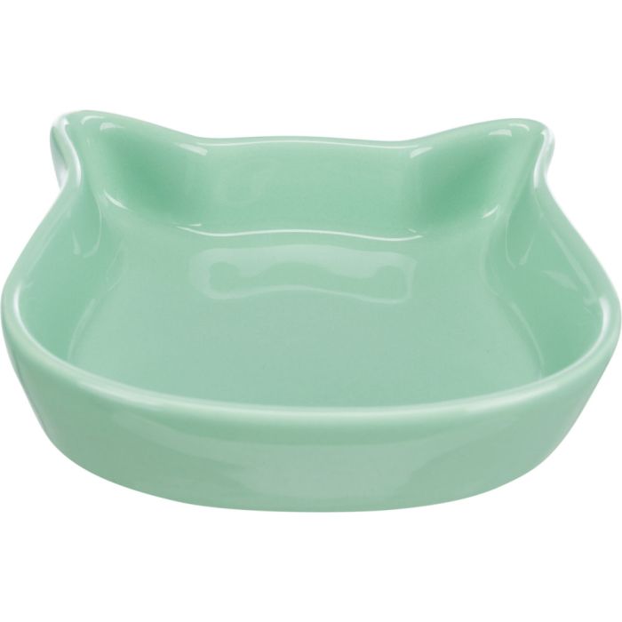 Миска Trixie для котів керамічна в формі котячої голови 0,25 л 12 х 12 см