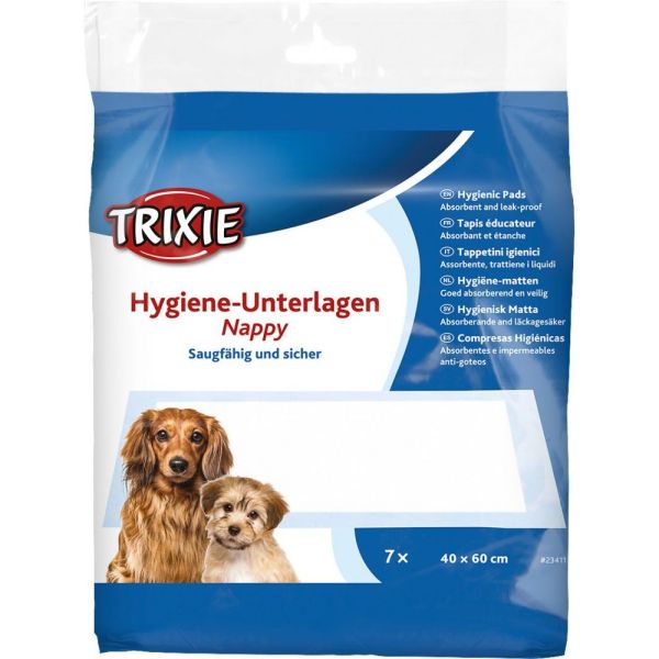 Пелюшки Trixie для собак целюлоза 40х60 см 7 шт