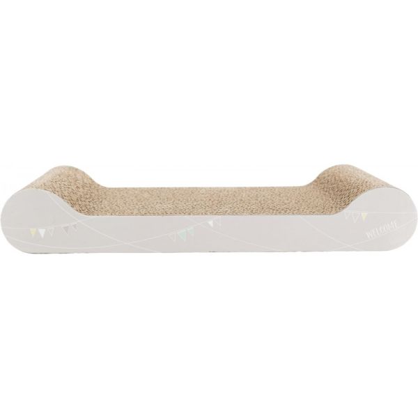 Дряпка Trixie Junior для кошенят з котячою м ятою картон світло-сіра 38х6х18 см
