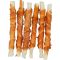 Ласощі Trixie Denta Fun Chewing Rolls для собак Паличка для чищення зубів з куркою 12 см 70 г 6 шт